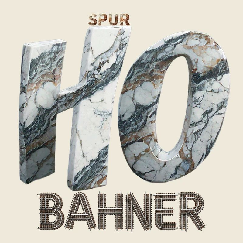 SPUR H0 BAHNER – Marmor Edition