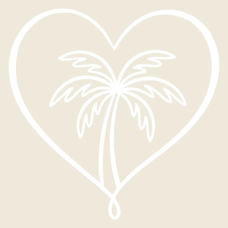 Palm Tree Symbol Island