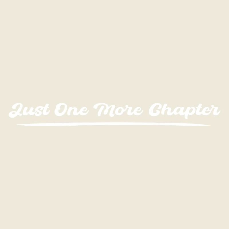 Just one more chapter