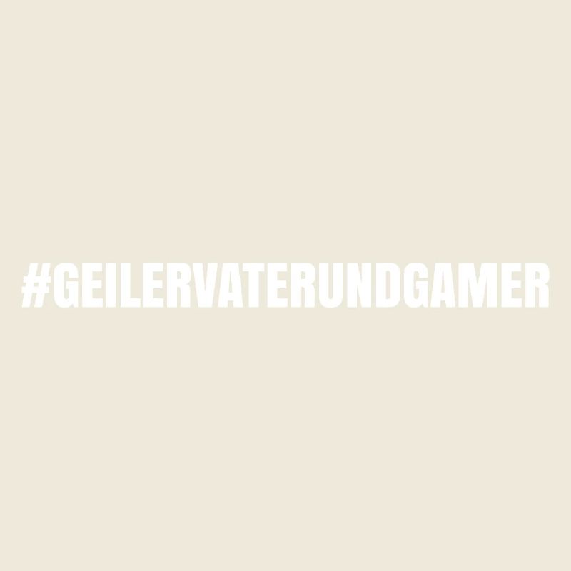 Geiler Vater und Gamer Papa Gaming Hashtag