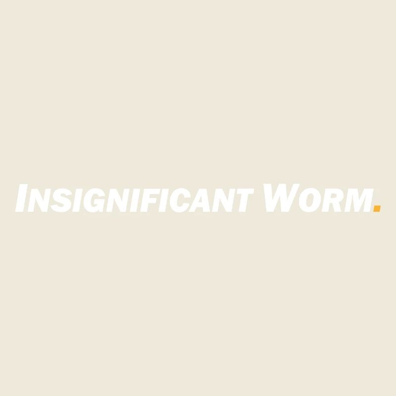Ver insignifiant