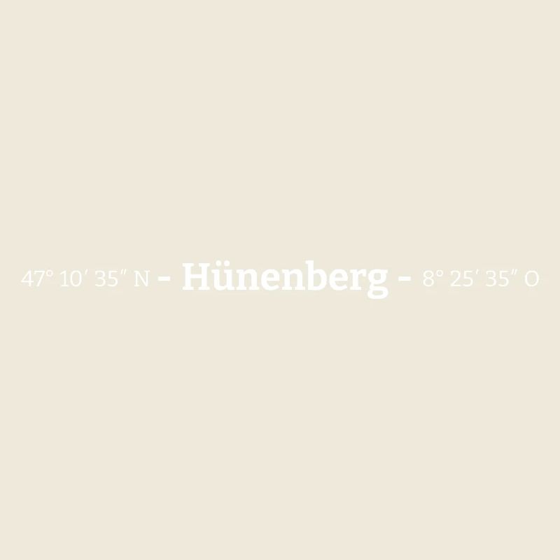 Coordinates city Hünenberg Canton Zug