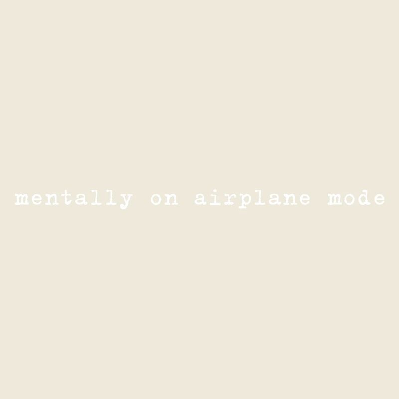 Mode mentalement dans l’avion