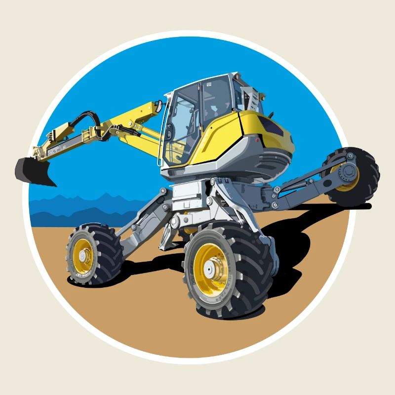 He digs where other excavators never get