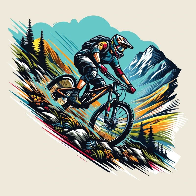 Downhill Abenteuer Im Gebirge