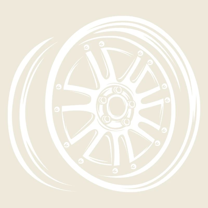 Stylische Tuning-Felge – Auto-Design