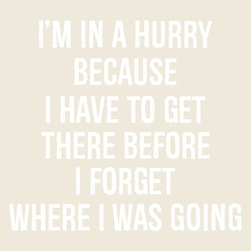 I'm in a hurry because I have to get there before