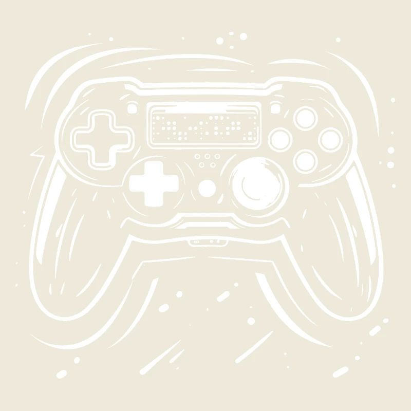 Gaming Controller Drawing