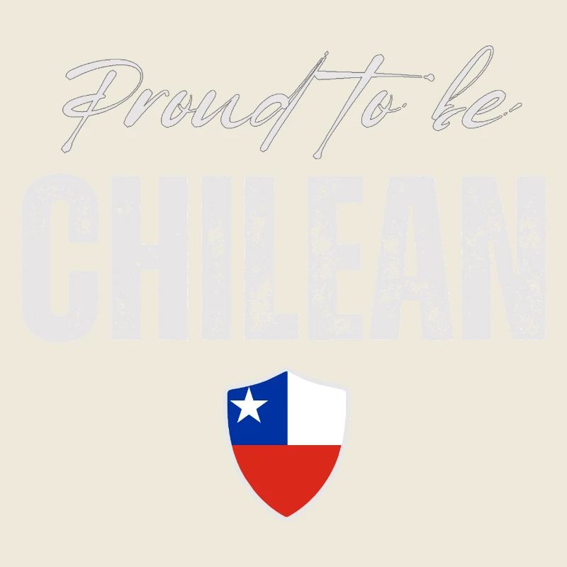 Stolzer Chilene, ich liebe Chile