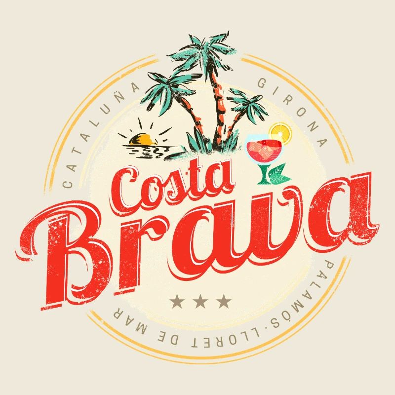 Costa Brava Vintage Catalogne Espagne Souvenir