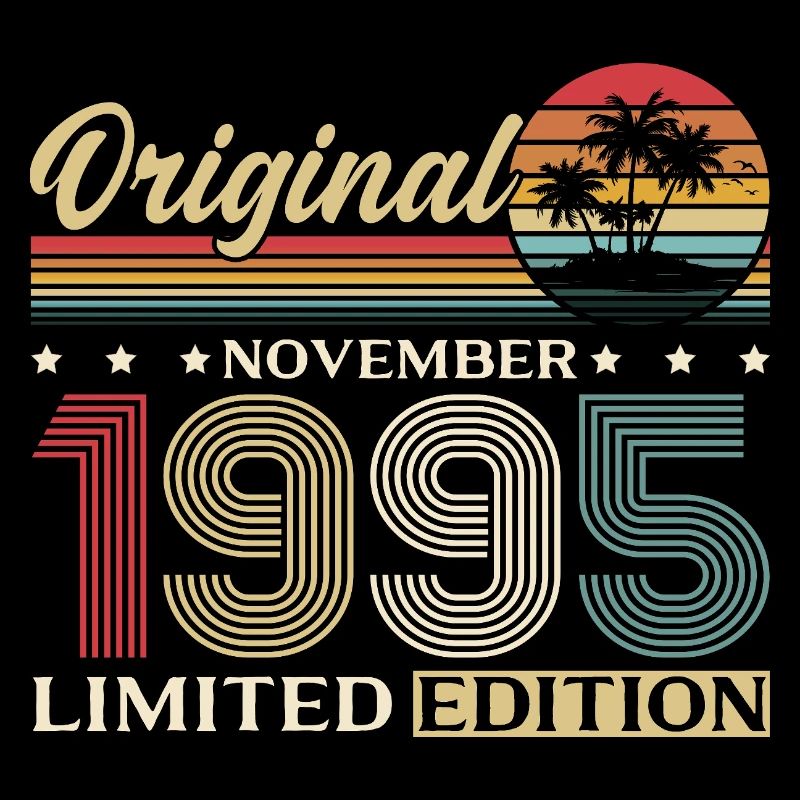 30th Birthday Original November Year 1995