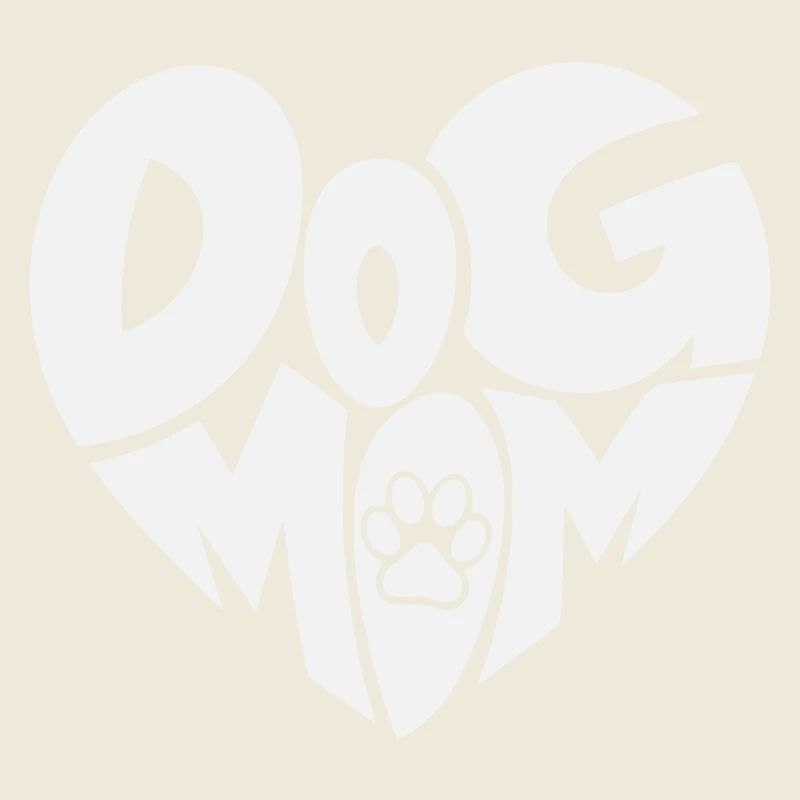 Maman Chien Patte Cœur