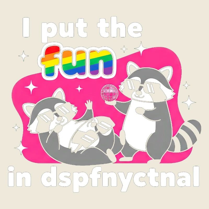 Disco Raccoons : Rainbow Fun