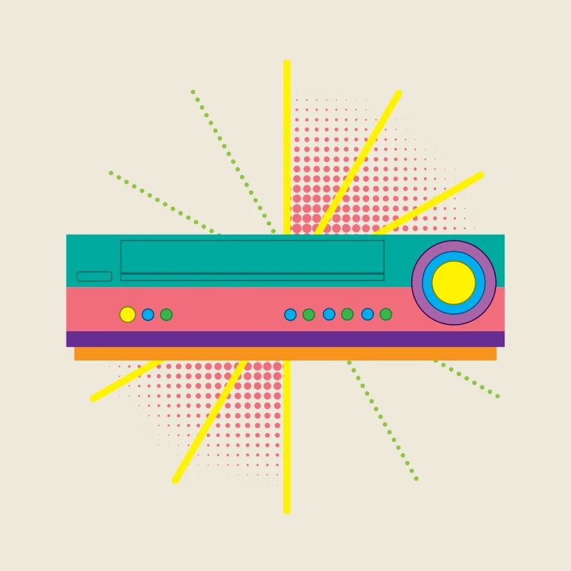 Funny VHS VCR Vintage 90s 80s Shirt Gift
