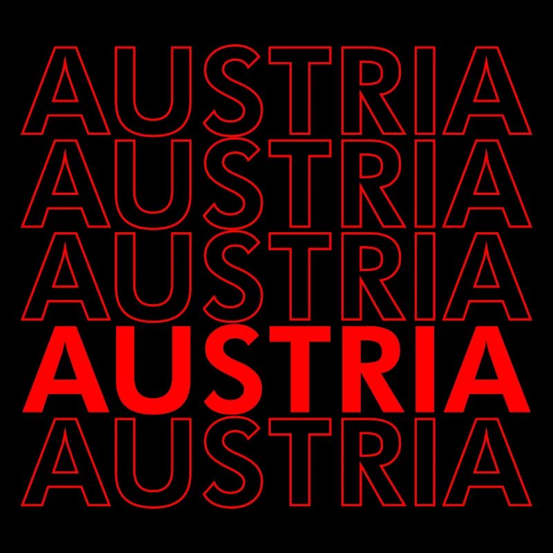 Austria Neon Overprint Muster