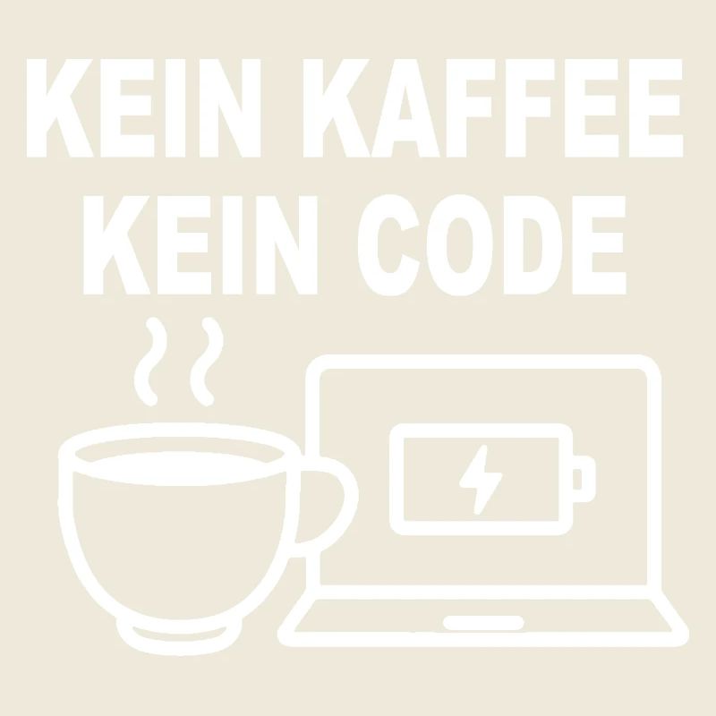 Kein Kaffee Kein Code - Conception de programmeur amusant