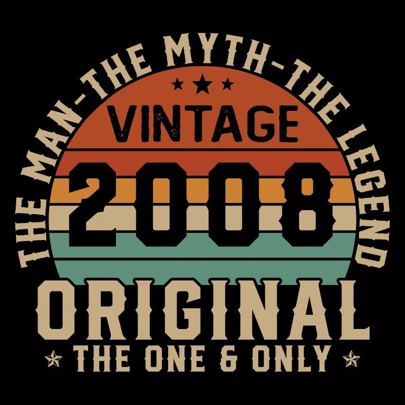 2008 Vintage Retro Geburtstagsgeschenk