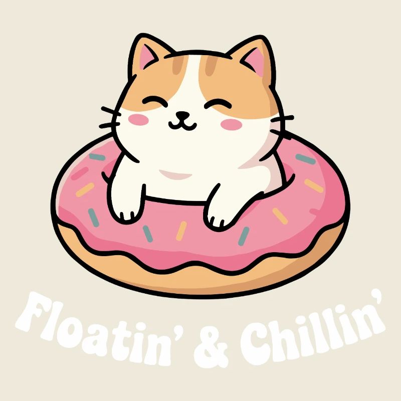 Cat Donut Chill at Pinkfrost
