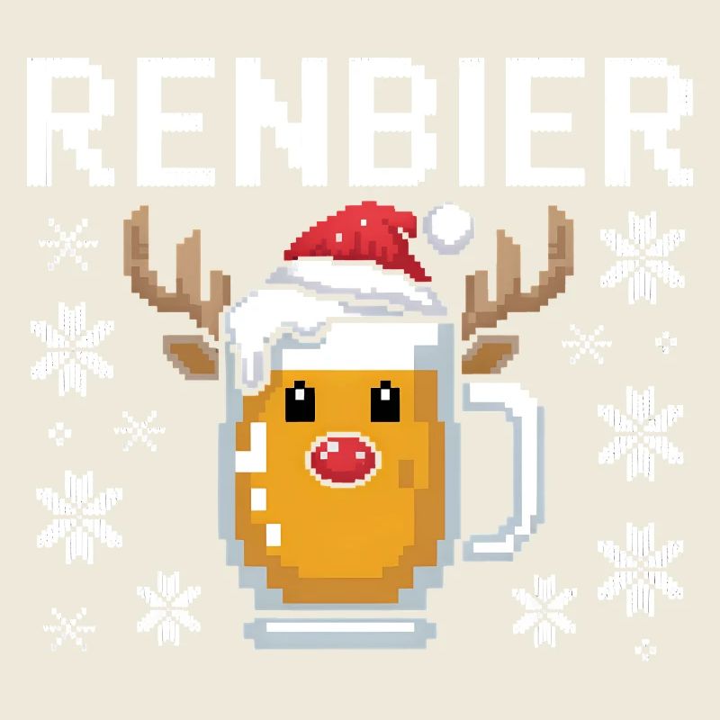 Weihnachtsbier Rentierbecher