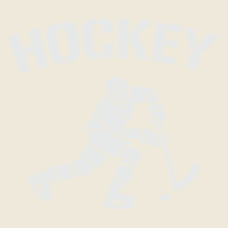 Hockey-Silhouette: Eiszeit auf dem Eis