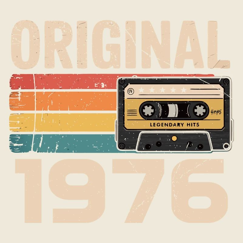 Originaler Retro-Geburtstag 1976