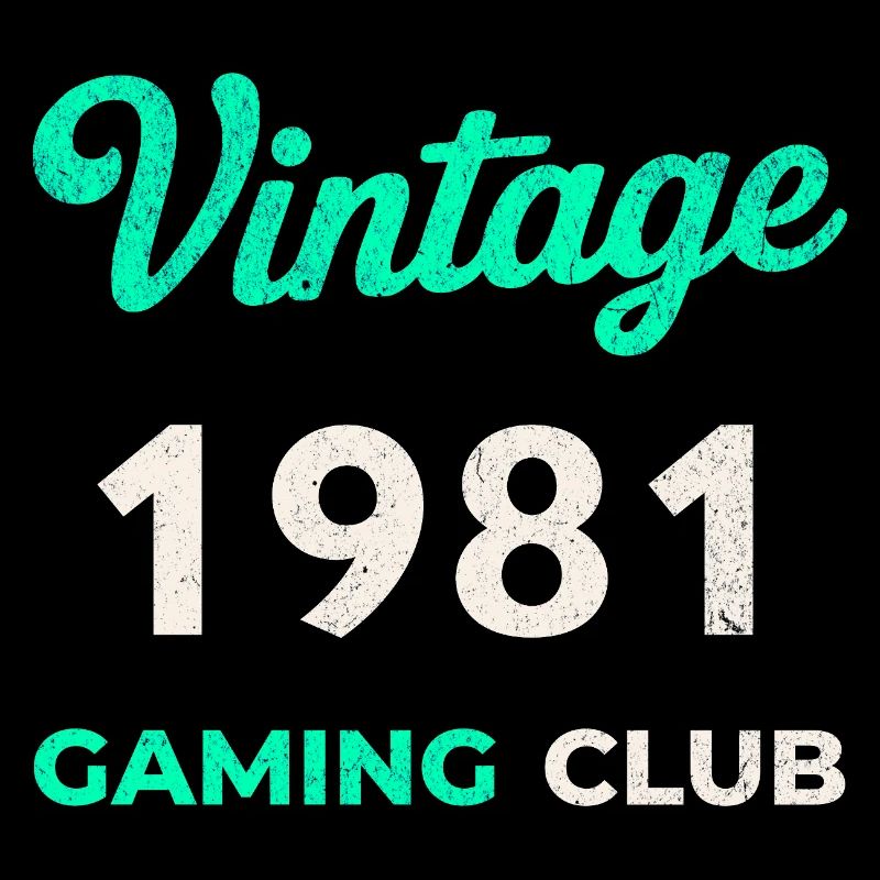 Vintage 1981 – Année de naissance rétro du Gaming Club