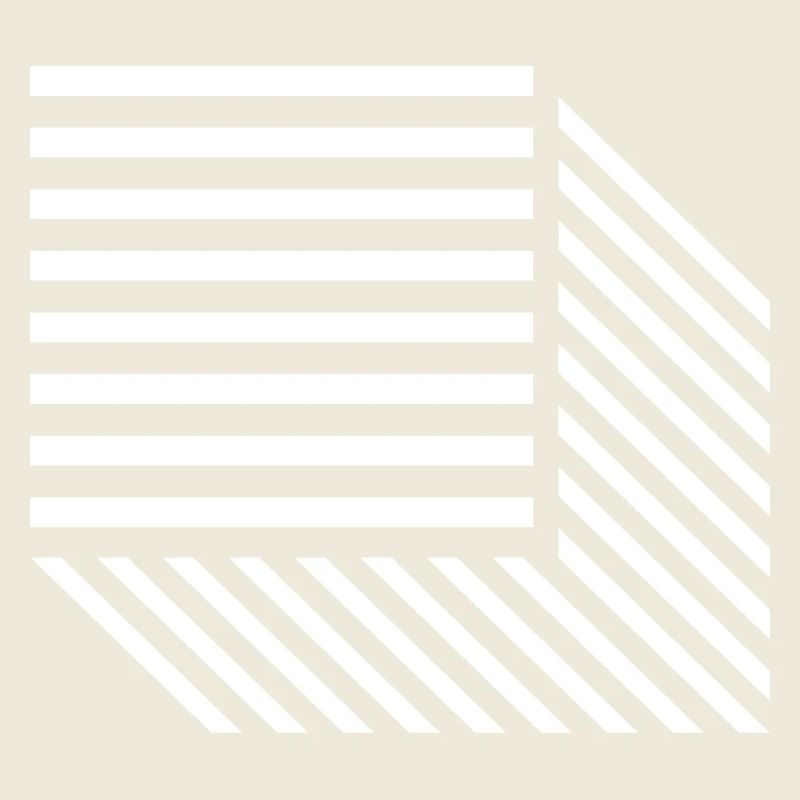 Geometric Diagonal Stripe Mosaic