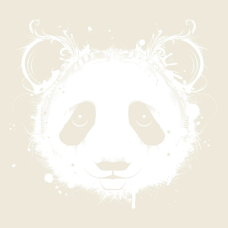 Tête de panda géant