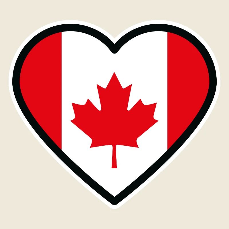 kanada flagge herz