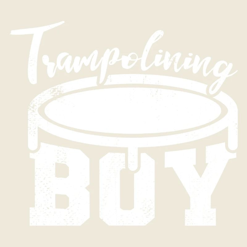 Trampolinspringer Junge