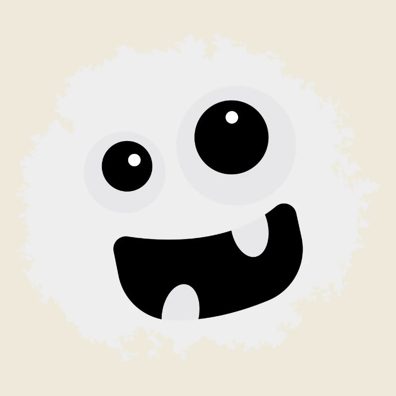 Lachendes Monster - Halloween - Gespenst - Geist