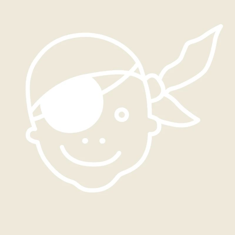Oeil de Pirate Patch Rabat Pirate Kids Godchild