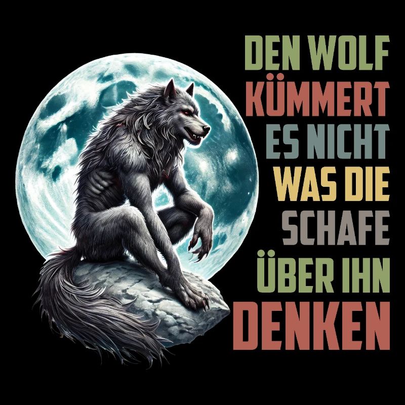 Loups LE LOUP SE MOQUE DE CE QUE PENSENT LES MOUTONS