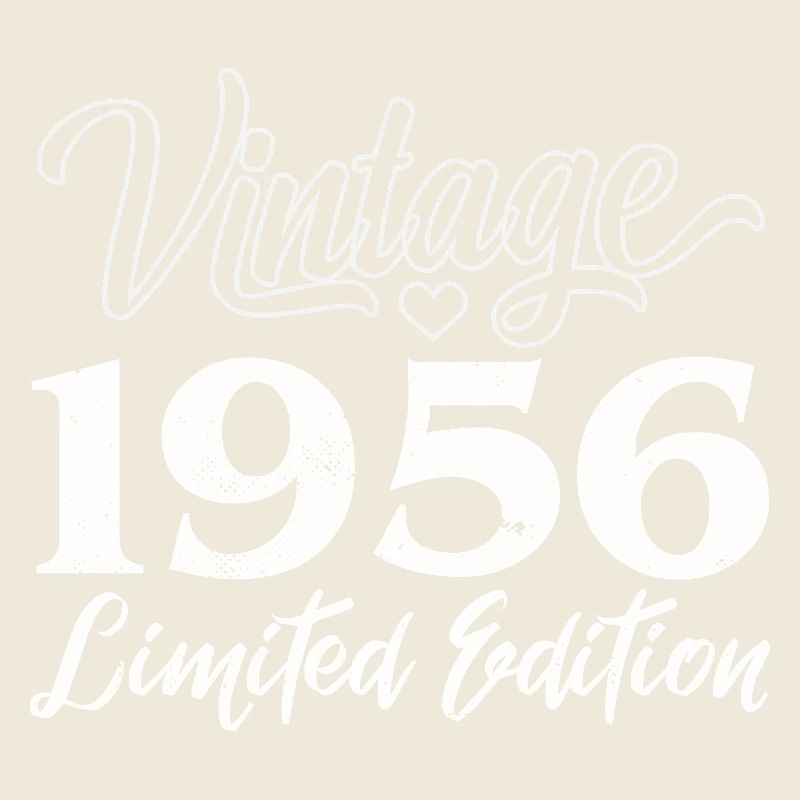 Vintage 1956 Limited Edition Jubiläumsgeschenk