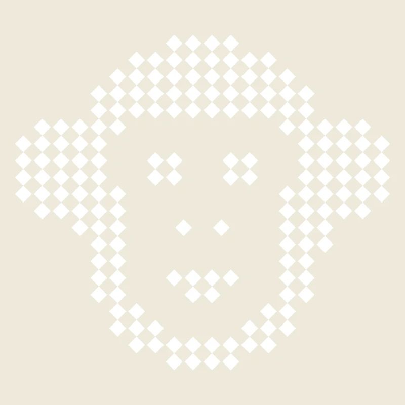 Pixel Monkey Emblème du Losange