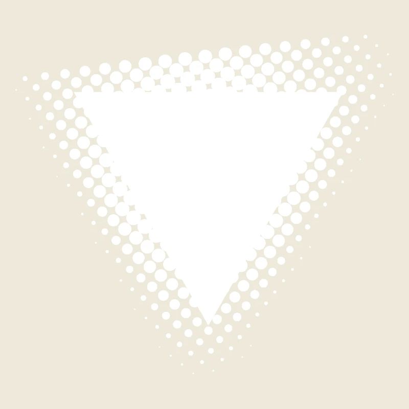 Halftone Triangle Burst