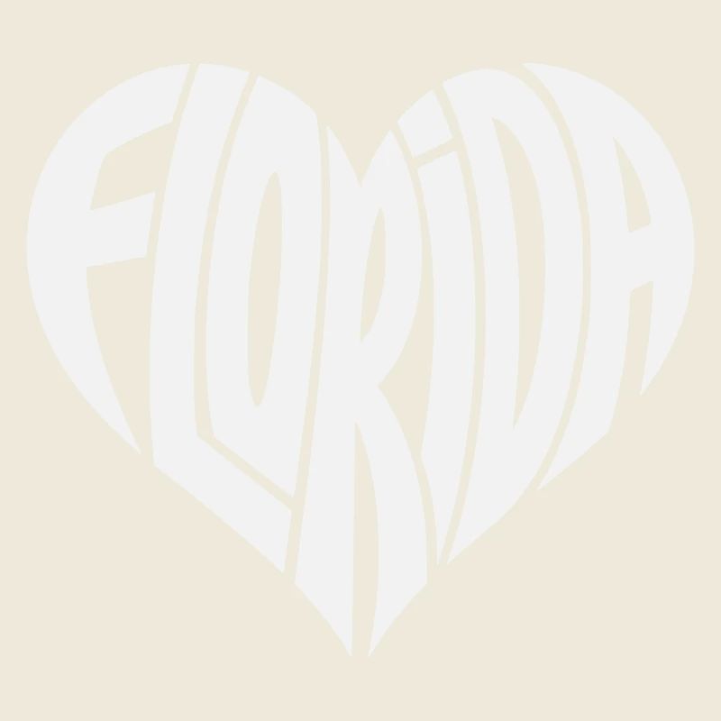 Florida Herz Typo