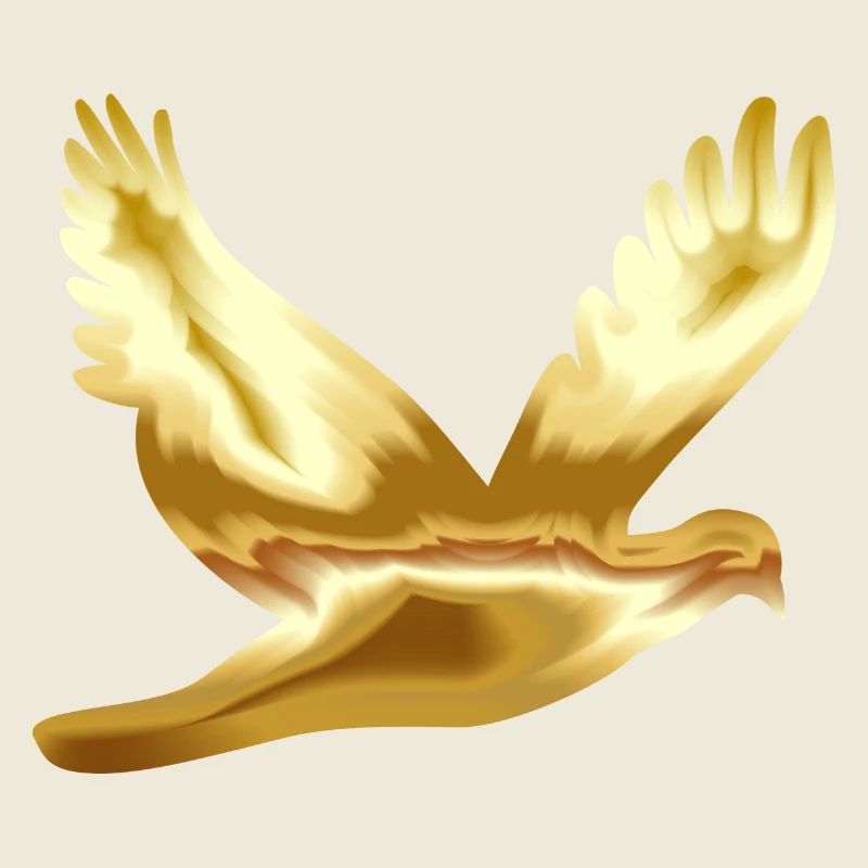 Taube Friedenstaube Gold Geschenk Geschenkidee