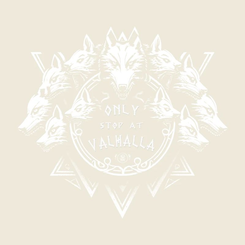 Die Wölfe von Walhalla - Wikinger-Zitat