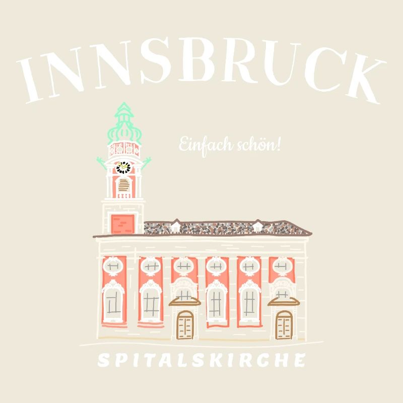 Innsbruck Autriche, tout simplement beau dessin