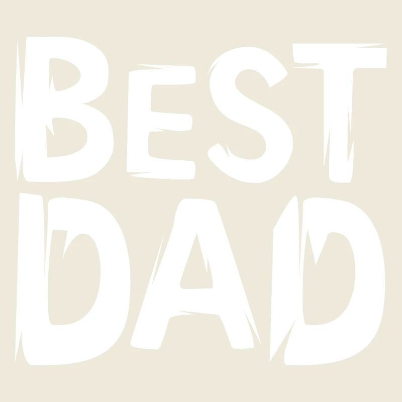 meilleur papa - Lettrage de dessin animé pour les pères