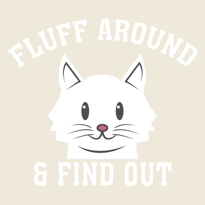 Fluff-Around-Drôle-Sarcastique-Chat-Dame-Citation-Hum