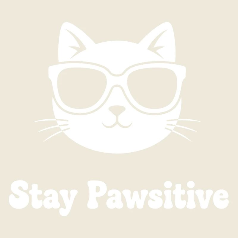 Stay Pawsitive Cat Sunglasses