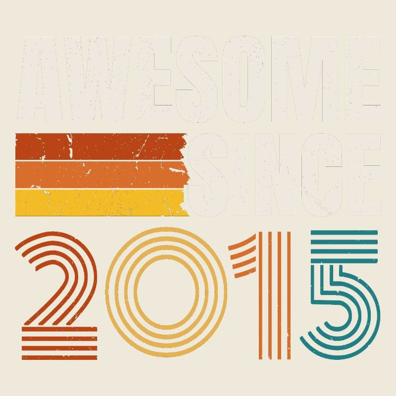 Großartig seit 2015 Retro Vintage Geburtstag