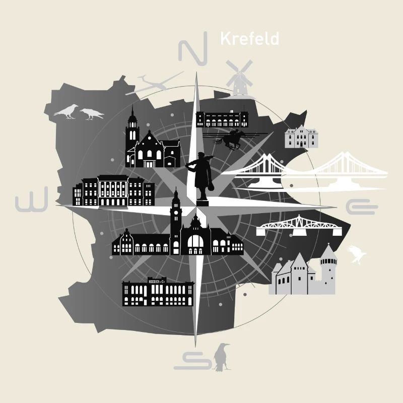 Krefeld compass, Krefeld