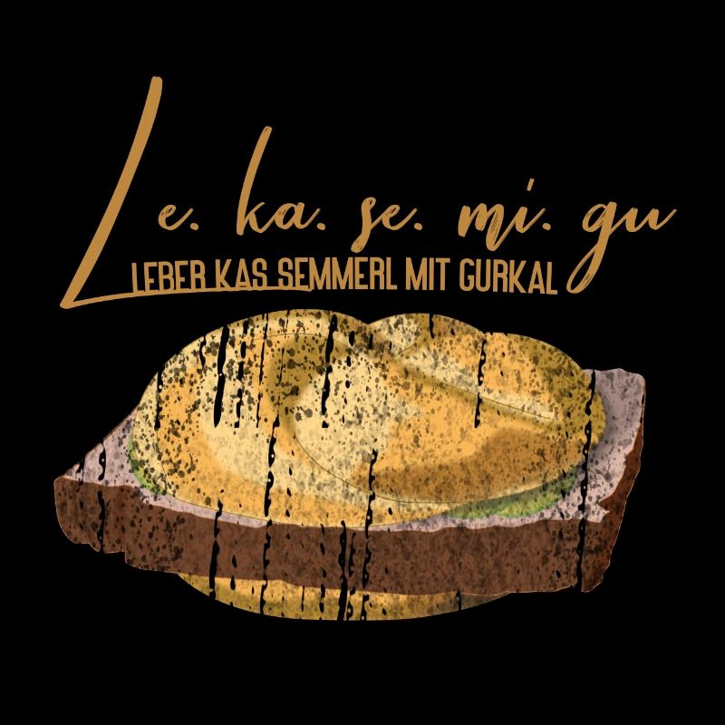 Leberkäs Semmerl with gherkins – dialect