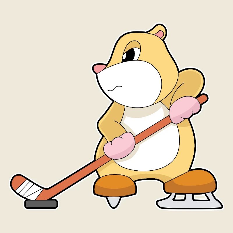 Hamster Bâton de Hockey sur Glace