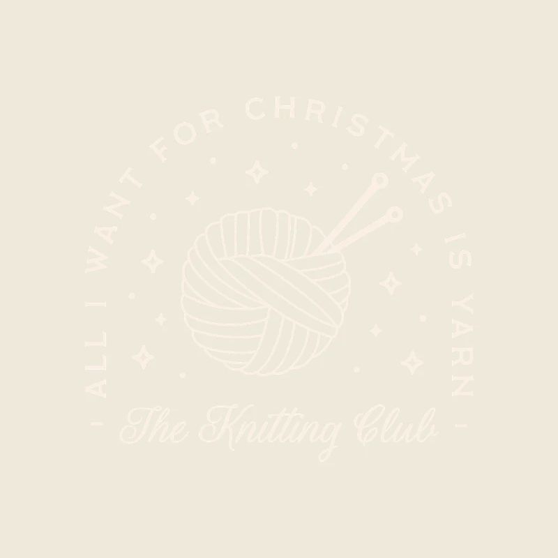 Knitting yarn lovers funny Christmas knit knitter