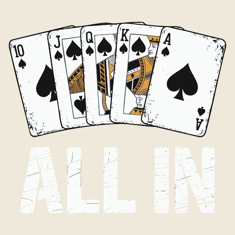 Poker Royal Flush - ALL IN Design
