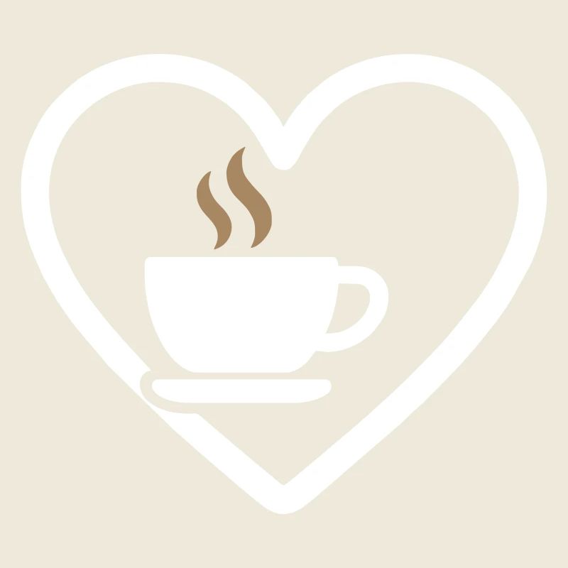 Kaffee Herz Tasse Heißes Getränk Morgen Geschenk